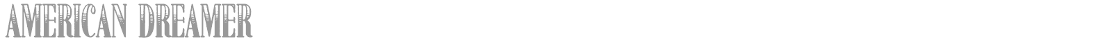 American Dreamer font preview